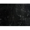 black in white marble