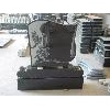 shaxi black granite tombstone