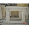 Limestone Fireplace