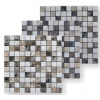 Marble mix brown mosaic