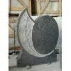 Grey Cemetery Tombstone with Carving