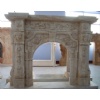 Golden Limestone Carved Fireplaces