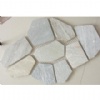 garden stone-meshwork - white natural color