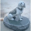 Stone carving (dog)
