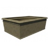 Rectangular Cast Stone Planter - AAPL013