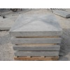 Blue limestone pier caps