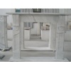 fireplaces, stone fireplaces. tombstone fireplaces