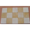 Yellow limestone paving stone