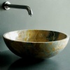 Golden marble sink
