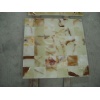 Compound onyx mosaic tiles