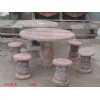 stone/marble table & benches