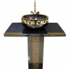 Black Stone Vanity Top, Basin FVT-010