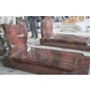 Multicolor Red Granite Tombstone