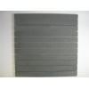 Basalt mosaic paving with mesh