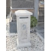 Limestone mail-box