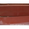 Dyed red slab