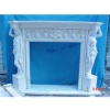 marble fireplace