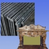 Granite fireplace