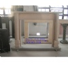moca cream fireplace