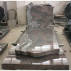 Red Multicolor Granite Tombstones