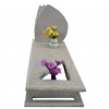 Sunset gold granite tombstone
