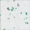 Snow White Composite Marble with Chips - BM0810