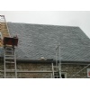Black slate roof tiles, Slate roofing tile project