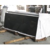 polished black basalt slabs