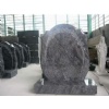 Bahama blue granite tombstone