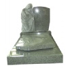 Padang light granite tombstone