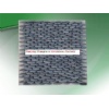 sae black stacked pebble mosaic tile