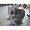 Chinese Multicolor Red Gravestone