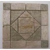 Yellow slate mosaic