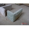Green sandstone wall corners