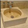 Beige Travetine Sink