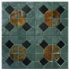 Green slate mosaic 2