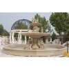 yellow sandstone garden fountain