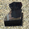 Absolute Black granite monument