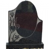 Absolute Black granite headstone