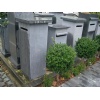 Blue limestone mail boxes