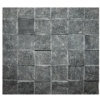 Black quartzite mosaic