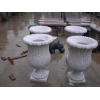 Carved Marble Flower Pots