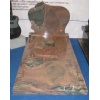 JH Red Graite Headstone