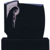 Black Granite Headstone