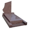 Red Granite Tombstone