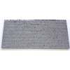 Grey travertine grooved