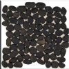 Polished Black Pebble Tile