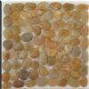 Polished Yellow Pebble Tile
