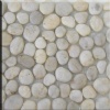 Polished White Pebble Tile