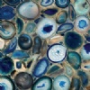 Blue Agate (Backlit view)